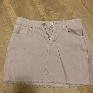 PAC sun purple corduroy skirt